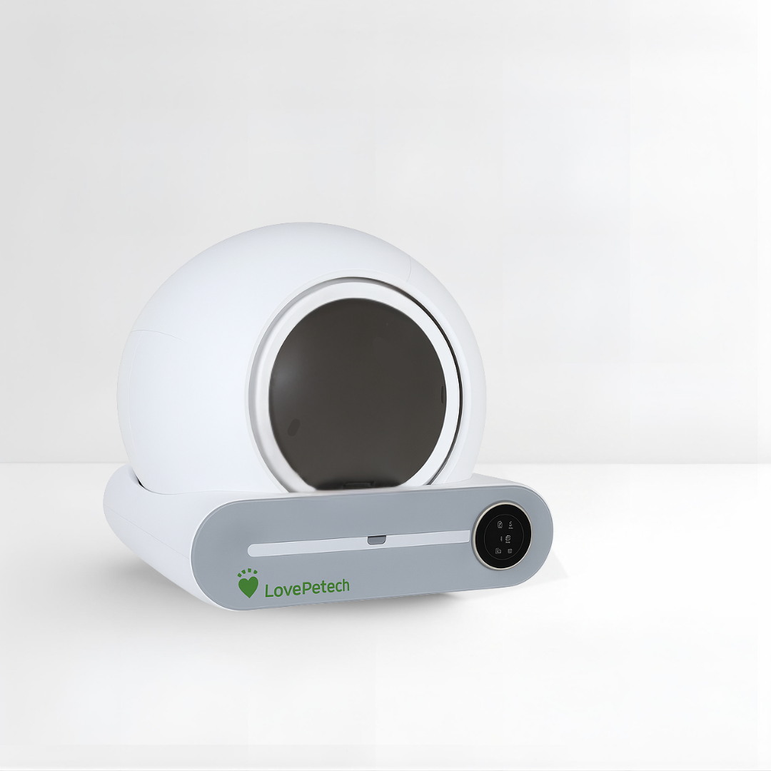 Litière automatique autonettoyante LovePetTech Chat utilisant une litière connectée LovePetTech