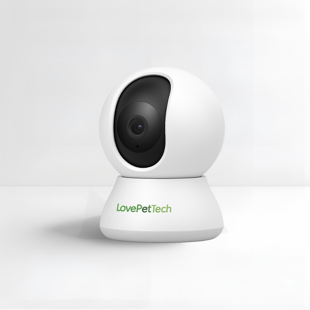 Caméra HD connectée pour animaux LovePetTech Surveillance chien et chat à distance avec caméra